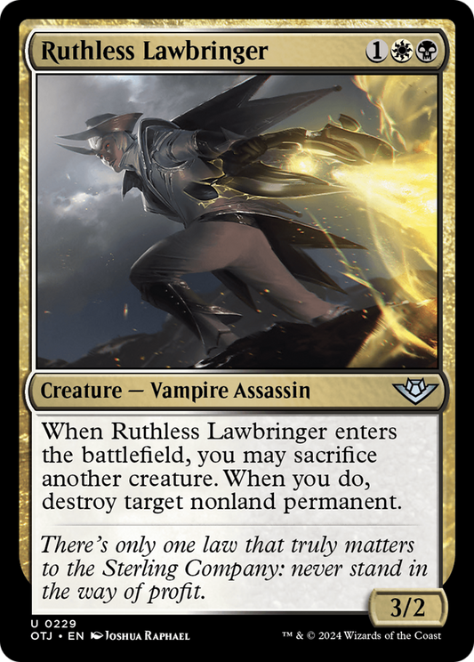Lawbringer impitoyable (OTJ-229) - [Hors-la-loi de Thunder Junction] Foil