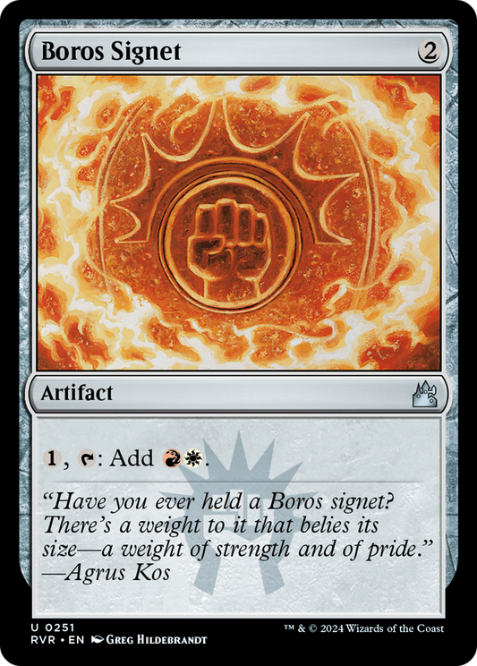Boros Signet (RVR-251) - [Ravnica Remastered] Foil