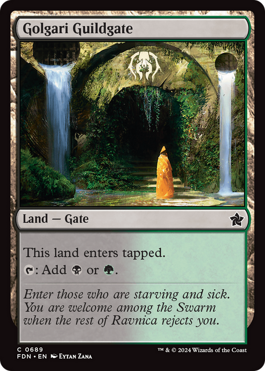 Golgari Guildgate (FDN-689) - [Foundations]