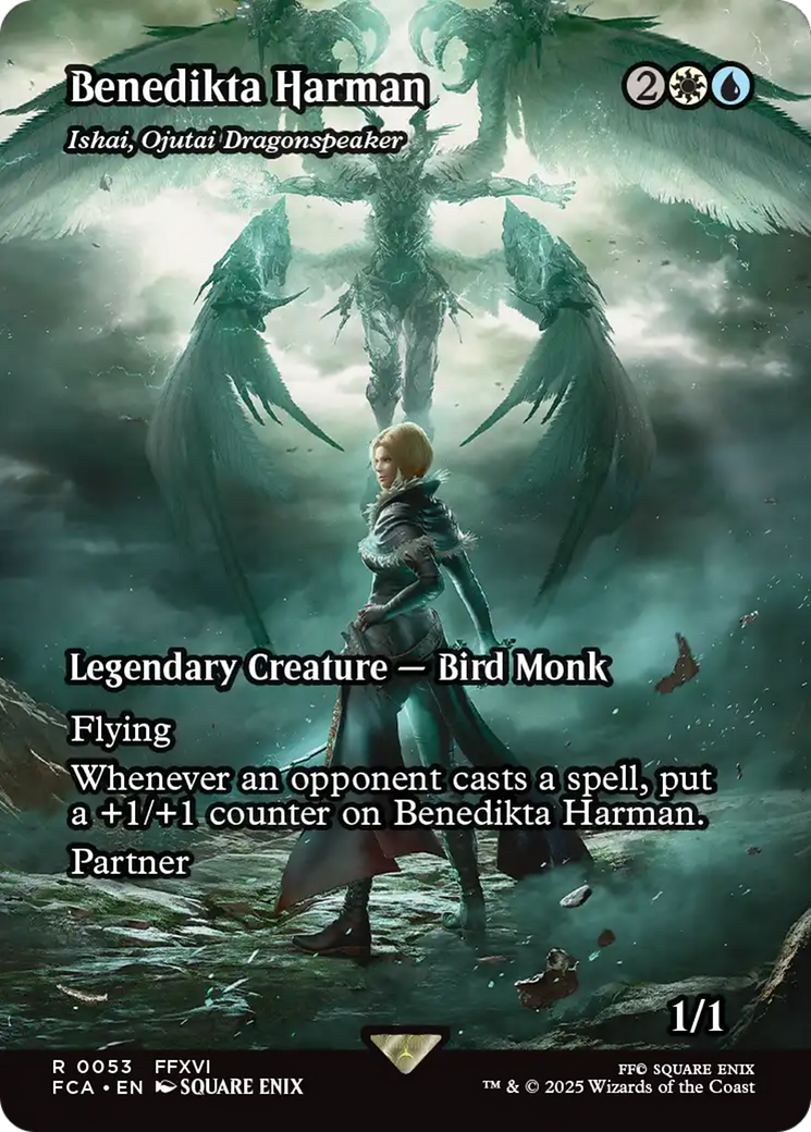 Ishai, Ojutai Dragonspeaker (FCA-053) - [FINAL FANTASY: Through the Ages] / Benedikta Harman (Borderless) Foil