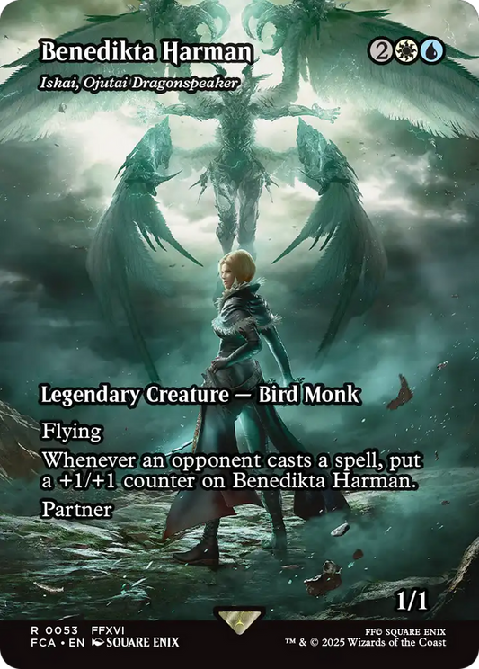 Ishai, Ojutai Dragonspeaker (FCA-053) - [FINAL FANTASY: Through the Ages] / Benedikta Harman (Borderless)