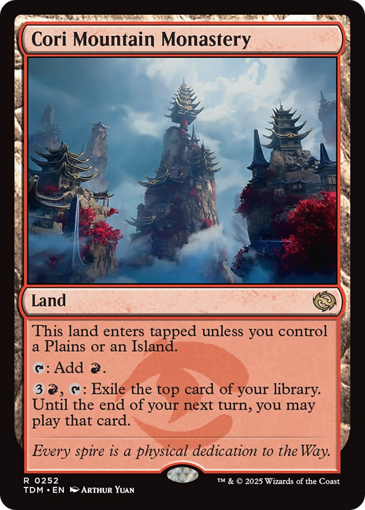 Cori Mountain Monastery (TDM-252) - [Tarkir: Dragonstorm] Foil