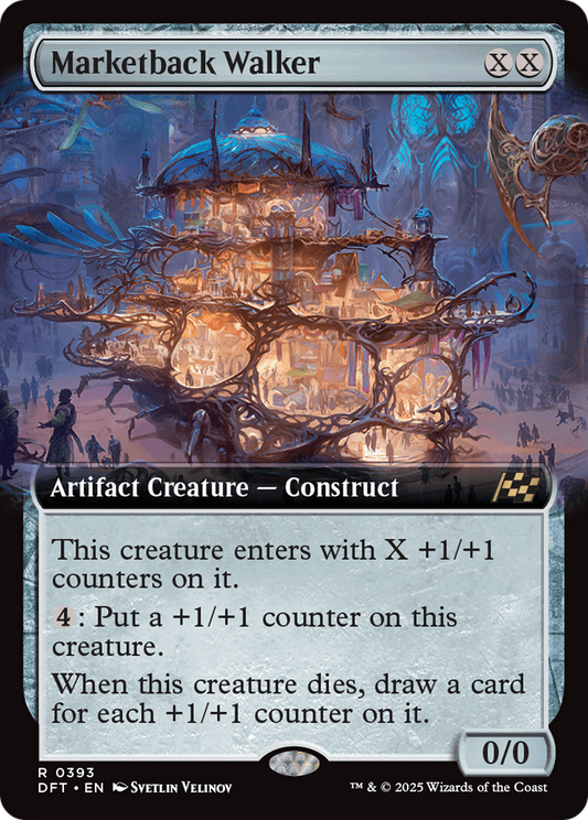 Marketback Walker (DFT-393) - [Aetherdrift]: (Extended Art) Foil