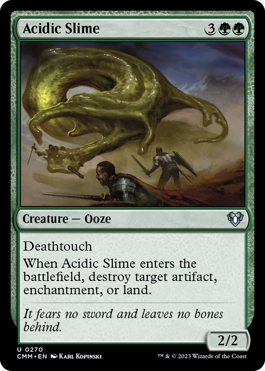 Acidic Slime (CMM-270) - [Commander Masters]