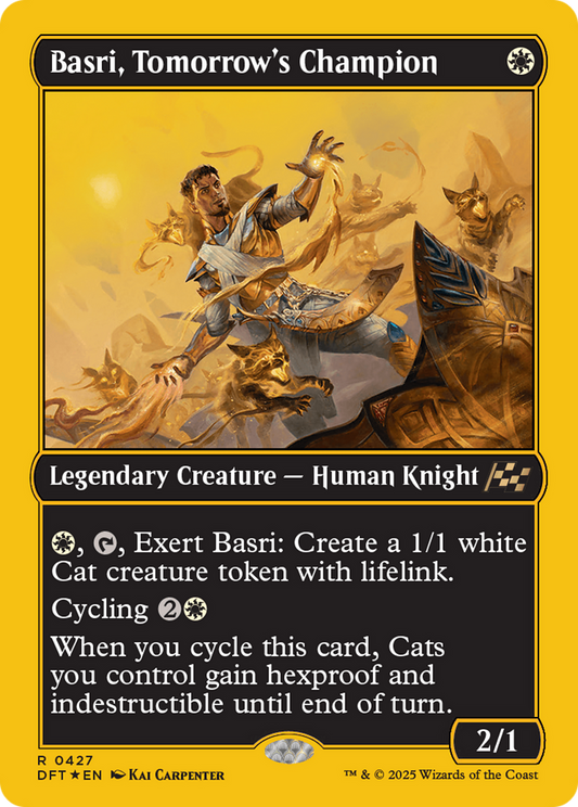 Basri, Tomorrow's Champion (First-Place Foil) (DFT-427) - [Aetherdrift] Foil