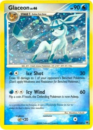 Glaceon (20/100) (Theme Deck Exclusive) [Diamond & Pearl: Majestic Dawn]