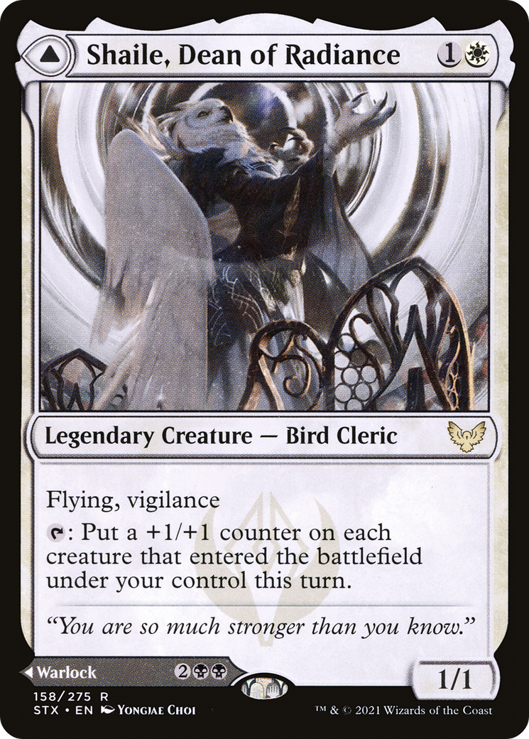 Shaile, Dean of Radiance // Embrose, Dean of Shadow (STX-158) - [Strixhaven: School of Mages]