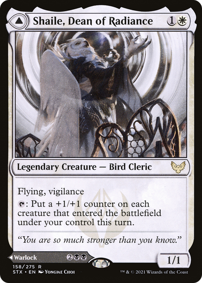 Shaile, Dean of Radiance // Embrose, Dean of Shadow (STX-158) - [Strixhaven: School of Mages] Foil