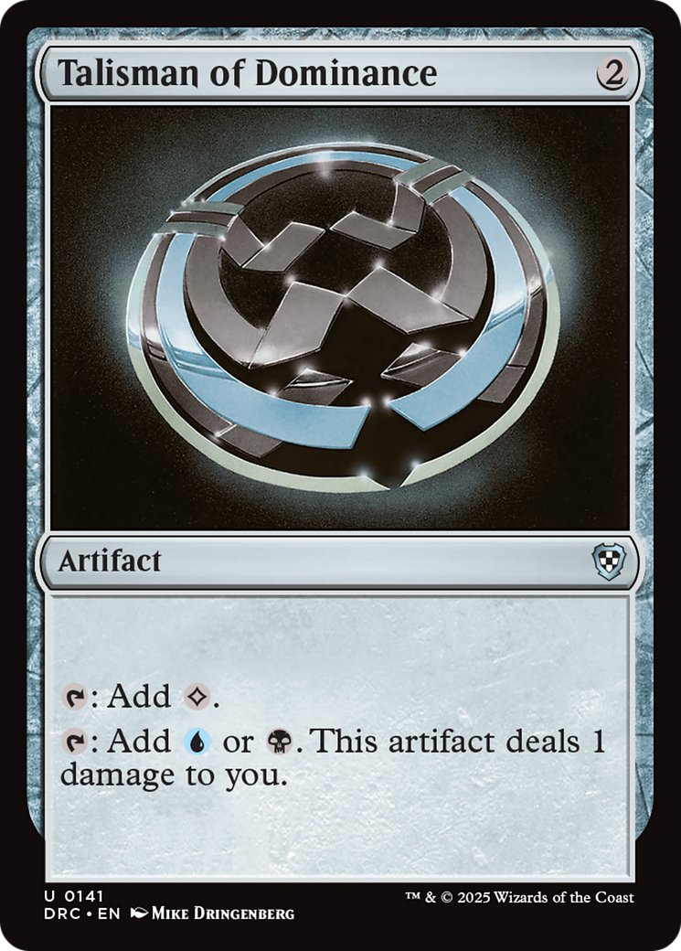 Talisman of Dominance (DRC-141) - [Commander: Aetherdrift]
