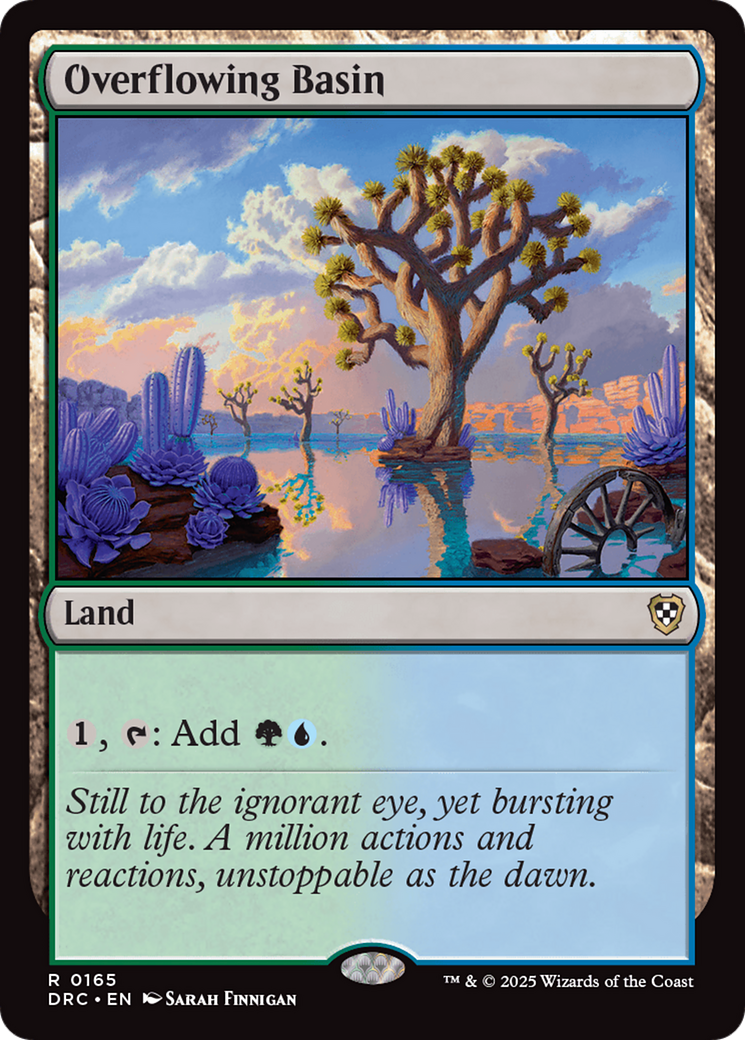 Overflowing Basin (DRC-165) - [Commander: Aetherdrift]