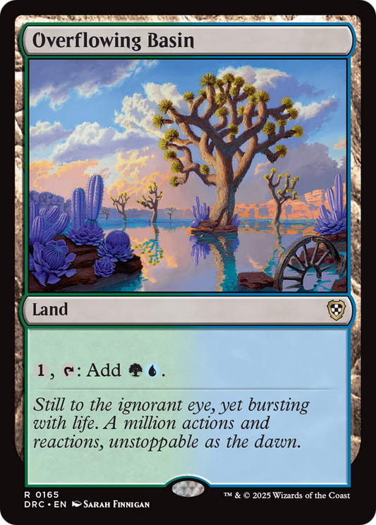 Overflowing Basin (DRC-165) - [Commander: Aetherdrift]