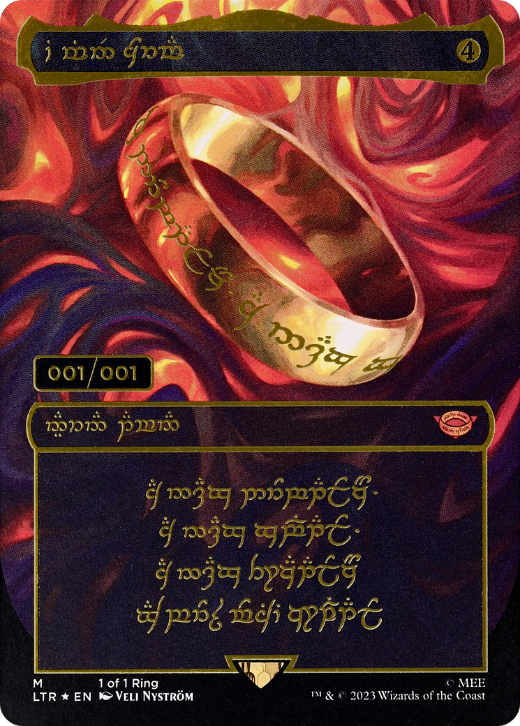 The One Ring (LTR-000) - [The Lord of the Rings: Tales of Middle-earth] (Borderless) Foil