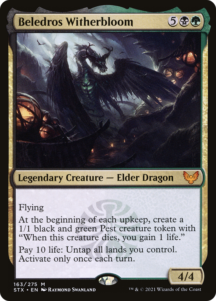 Beledros Witherbloom (STX-163) - [Strixhaven: School of Mages] Foil
