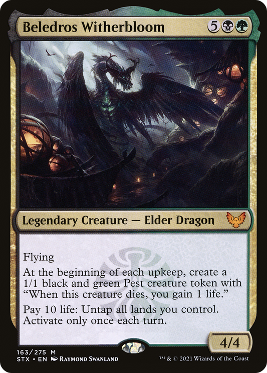 Beledros Witherbloom (STX-163) - [Strixhaven: School of Mages] Foil