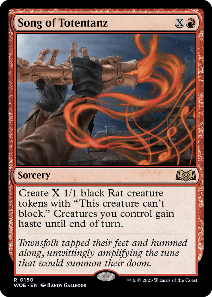 Song of Totentanz (WOE-150) - [Wilds of Eldraine] Foil