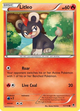 Litleo (11/119) [XY : Forces fantômes] 