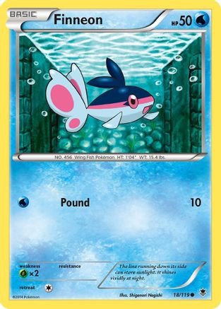 Finneon (18/119) [XY : Forces fantômes] 