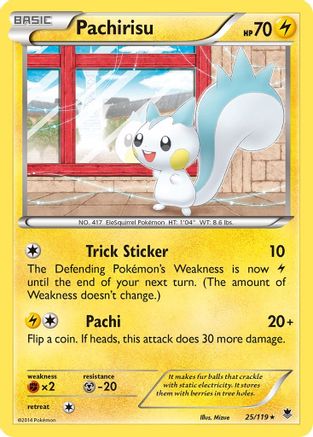 Pachirisu 25/119 - [XY  Phantom Forces]