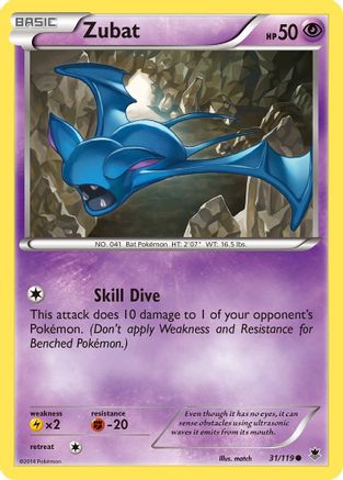 Zubat (31/119) [XY : Forces fantômes] 