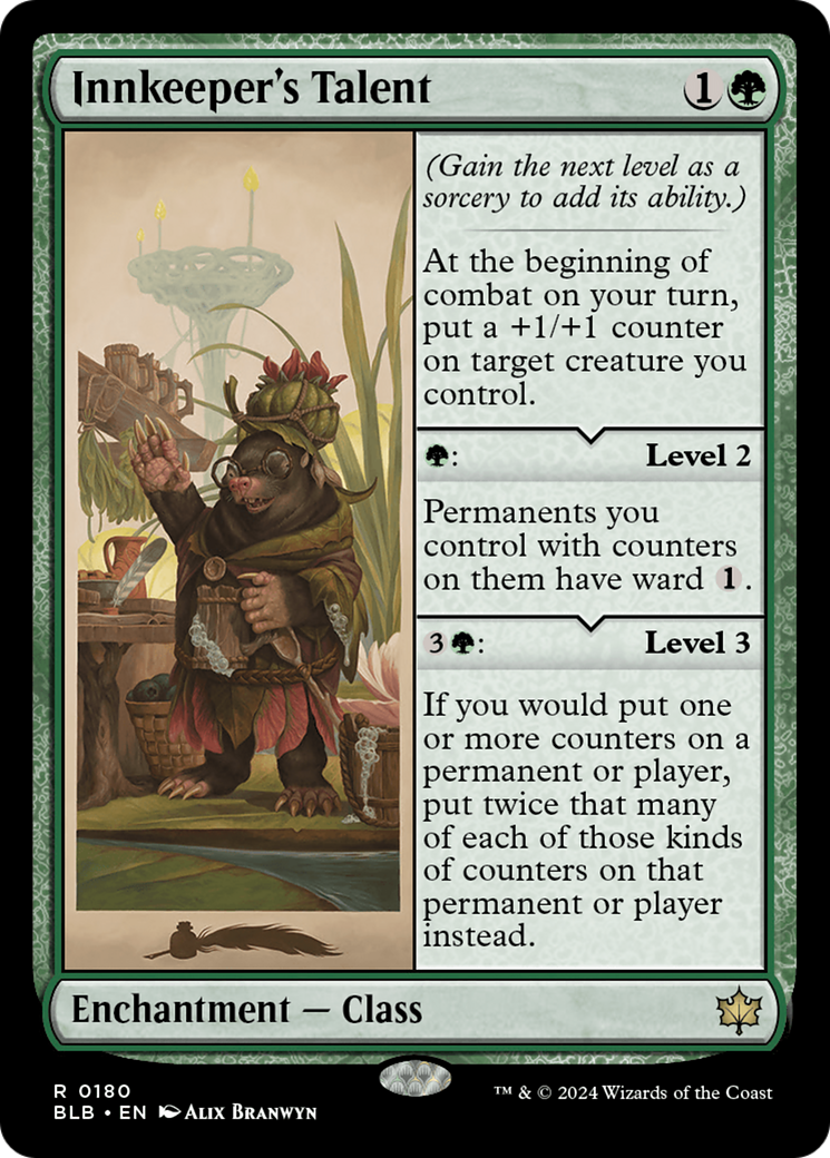 Innkeeper's Talent (BLB-180) - [Bloomburrow] Foil