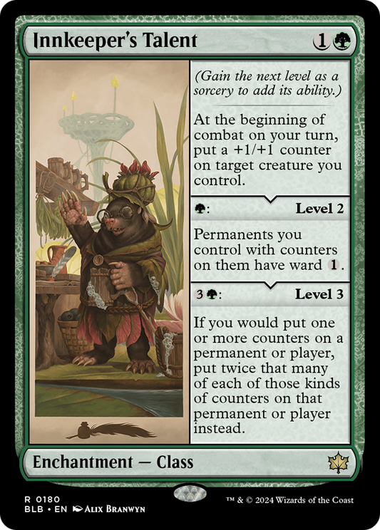 Innkeeper's Talent (BLB-180) - [Bloomburrow] Foil
