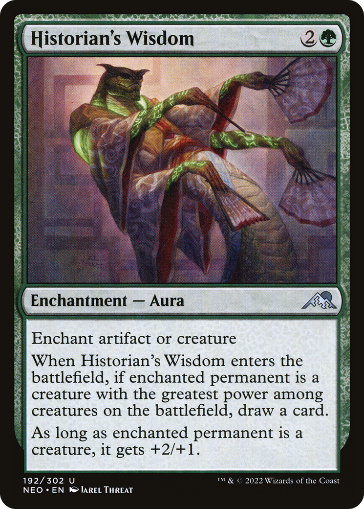 Historian's Wisdom (NEO-192) - [Kamigawa: Neon Dynasty]