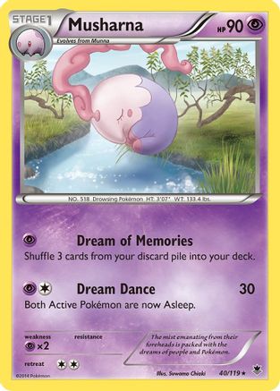 Musharna (40/119) [XY: Phantom Forces]