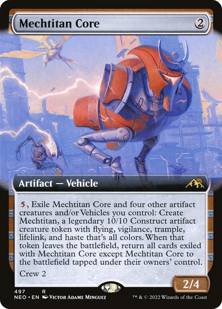 Mechtitan Core (NEO-497) - [Kamigawa: Neon Dynasty]: (Extended Art)