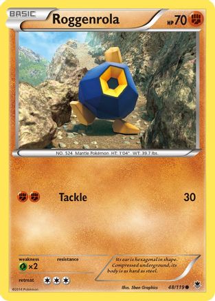 Roggenrola (48/119) [XY : Forces fantômes] 