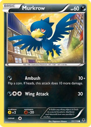 Murkrow (51/119) [XY : Forces fantômes] 