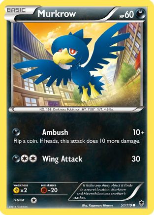 Murkrow 51/119 - [XY  Phantom Forces]