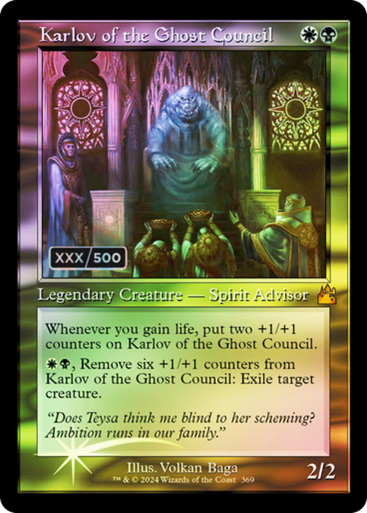 Karlov of the Ghost Council (RVR-369Z) - [Ravnica Remastered] Foil
