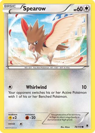 Spearow (78/119) [XY : Forces fantômes] 