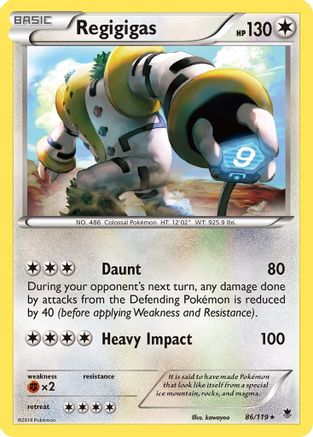Regigigas/119 - [XY  Phantom Forces] Holofoil