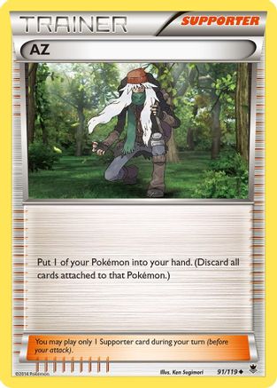 AZ (91/119) [XY : Forces fantômes] 