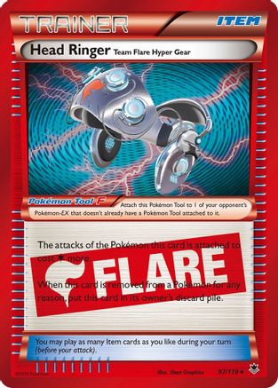 Head Ringer Team Flare Hyper Gear (97/119) [XY: Phantom Forces]