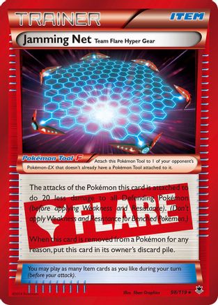 Jamming Net 98/119 - [XY  Phantom Forces] Holofoil