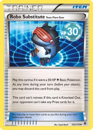 Robo Substitute Team Flare Gear (102/119) [XY : Forces fantômes] 