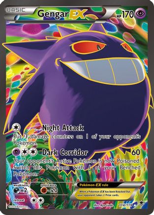 Gengar EX (114/119) [XY : Forces fantômes] 