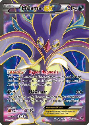 Malamar EX (115/119) [XY : Forces fantômes] 