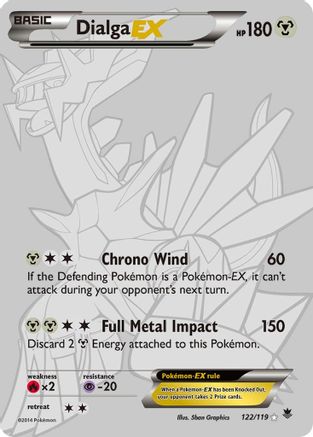 Dialga EX (122/119) [XY: Phantom Forces]