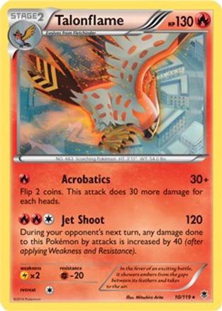 Talonflame (10/119) (Deck thématique exclusif) [XY : Phantom Forces] 