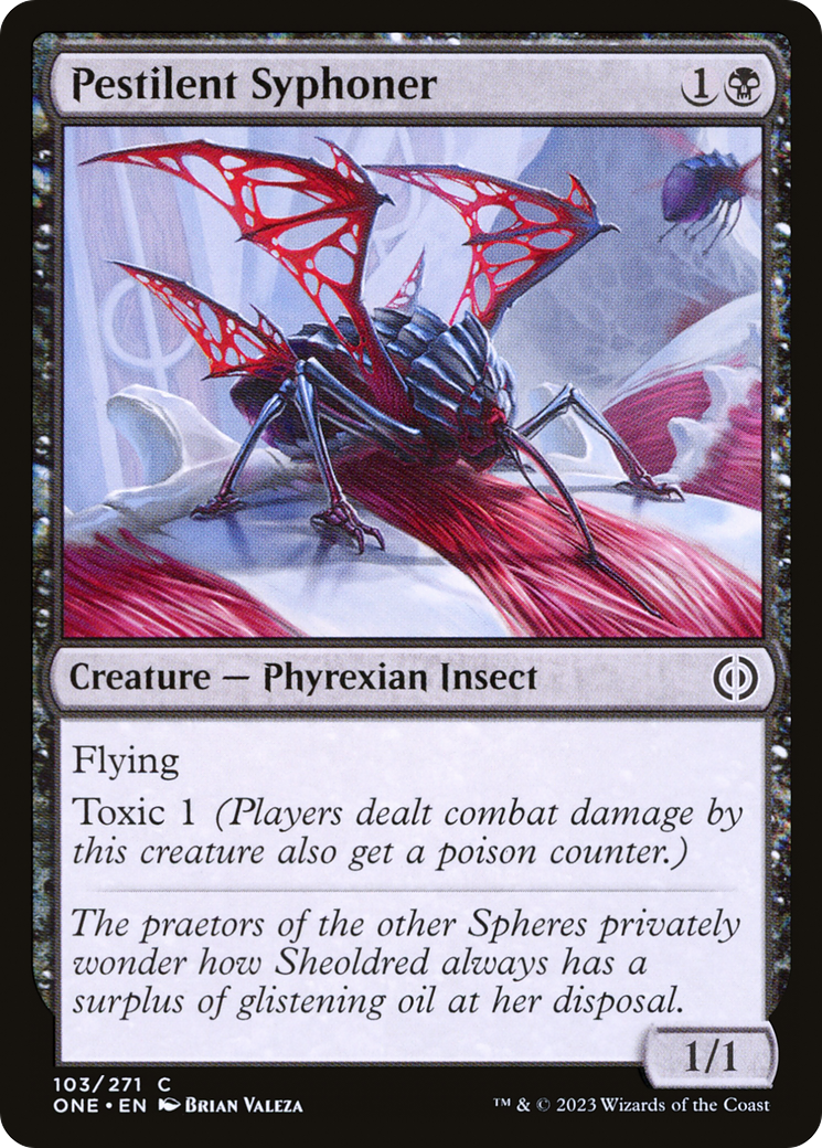 Pestilent Syphoner (ONE-103) - [Phyrexia: All Will Be One]