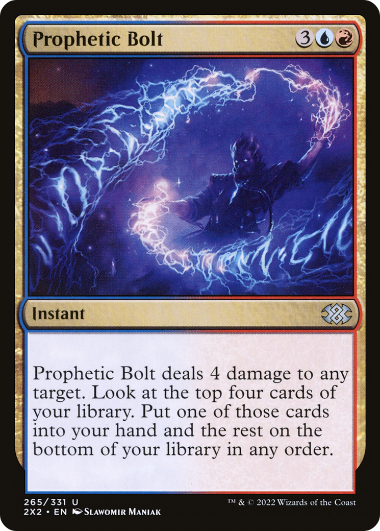 Prophetic Bolt (2X2-265) - [Double Masters 2022]