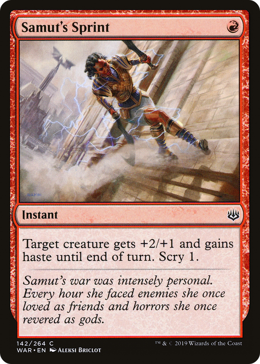 Samut's Sprint (WAR-142) - [War of the Spark]