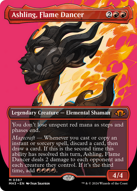Ashling, danseur de flammes (MH3-367) - [Modern Horizons 3] (sans bordure) 