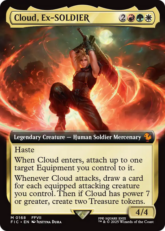 Cloud, Ex-SOLDIER (FIC-168) - [Commander: FINAL FANTASY]: (Extended Art)