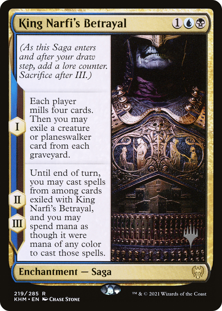 King Narfi's Betrayal (PPKHM-219) - [Kaldheim Promos] Foil