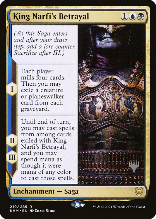 King Narfi's Betrayal (PPKHM-219) - [Kaldheim Promos] Foil