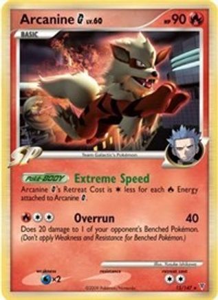 Arcanine G (15/147) (Thème Deck Exclusif) [Platine : Vainqueurs Suprêmes] 